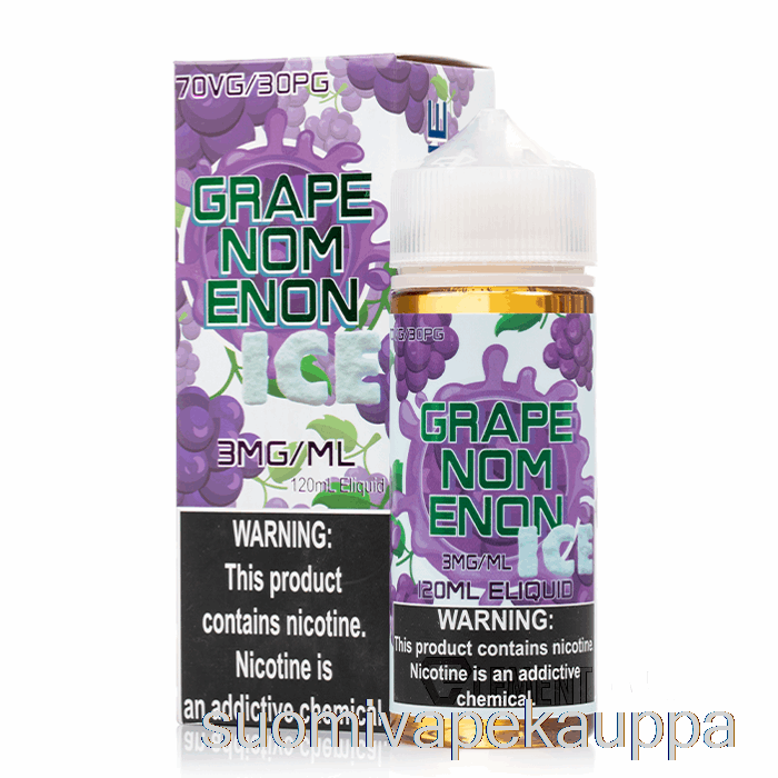 Vape Suomi Ice Grapenomenon - Nomenon E-nesteet - 120ml 0mg